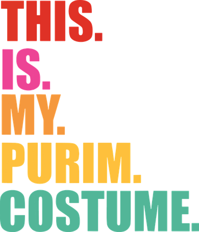 This Is My Purim Costume Funny Jewish Women's T-Shirt