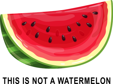 This Is Not A Watermelon Funny Hat