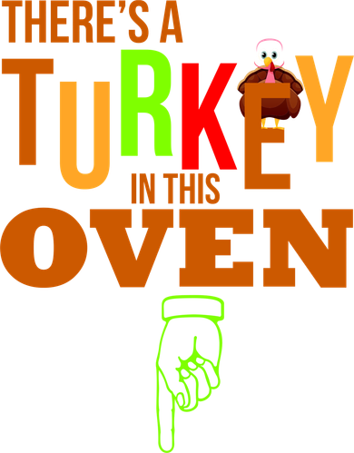 There's A Turkey In This Oven Mousepad