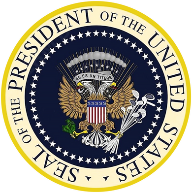 Fake Presidential Seal Backpack