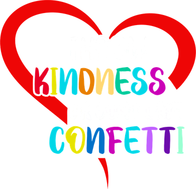 Throw Kindness Around Like Confetti Button