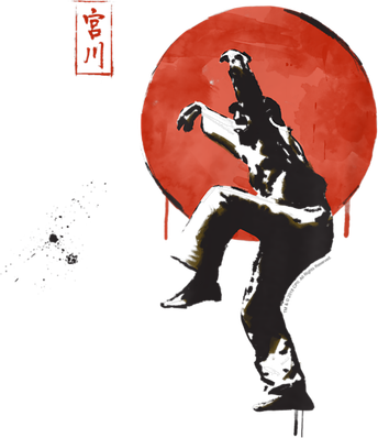 The Karate Kid Sumi Ink Crane Kick Toddler T-Shirt