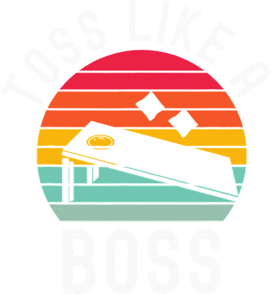 Toss Like A Boss Bean Bag Player Funny Cornhole Beanie