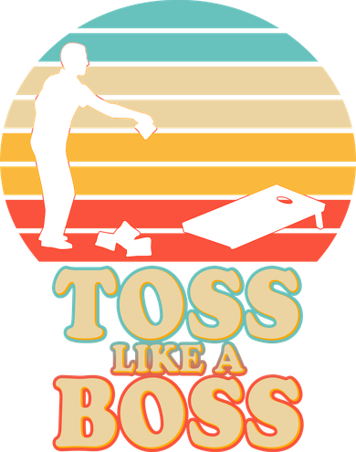 Vintage Toss Like A Boss Cornhole Women's Tank Top