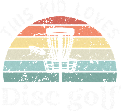 This loves Disc golf Kids T-Shirt