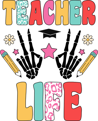 Teacher Life Fun School Doddie Hoodie