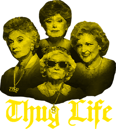 Thug Life Golden Kids T-Shirt