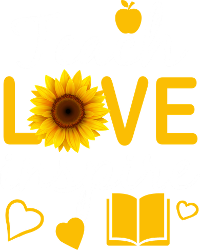 Teach Love And Inspire Sunflower Toddler Hoodie