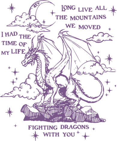 Taylor Long Live Fighting Dragons With You Pajama Set