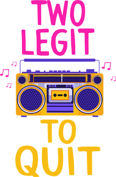 Two Legit To Quit 2nd Birthday Party Hip Hop Theme Toddlers Doggie Tank
