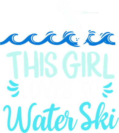 This Loves To Water Ski Meaningful Gift Kids T-Shirt