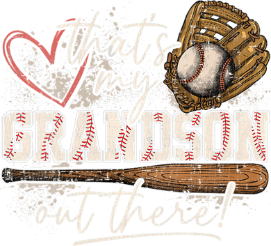 Thats My Grandson Out There Baseball Grandma Ornament