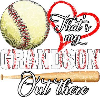 That's My Grandson Out There Baseball Grandma Mother's Day Ornament