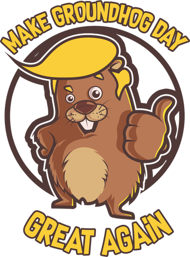 Trump Make Groundhog Day Great Again Baby Bodysuit