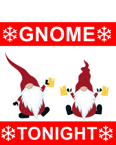 Take Me Gnome Tonight Ugly Christmas Women's Long Sleeve Shirt