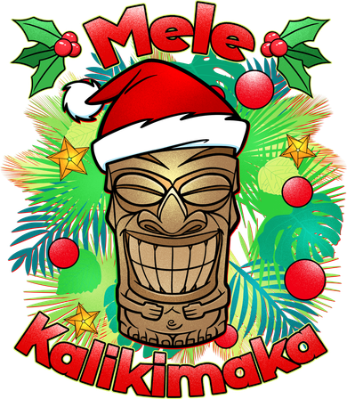 Christmas Tiki Mele Kalikimaka Hoodie