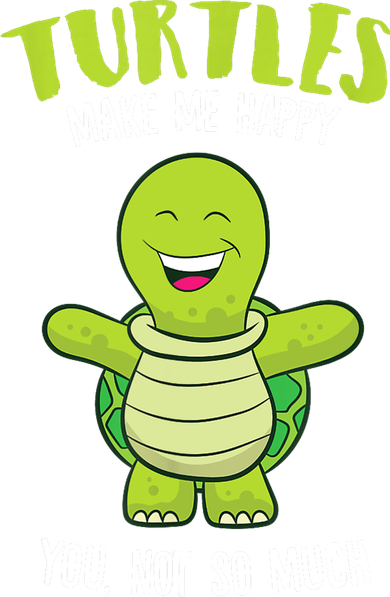Turtles Make Me Happy Love Turtles Doggie Tank