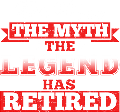 Distressed The Man The Myth The Legend Has Retired  Kids Hoodie