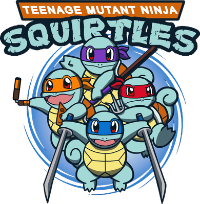 Teenage Mutant Squirtles Coaster