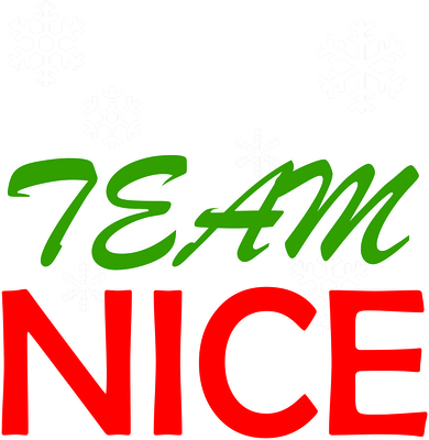 Team Nice Santa's Nice List Doggie Tank