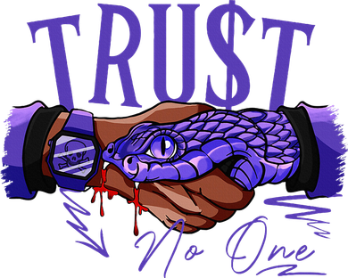 Trust No One Black Field Purple 12s Matching Mousepad