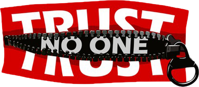 Trust No One Graphic Mousepad