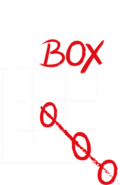 Think Outside The Box Tic Tac Toe Button