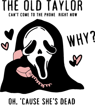 The Old Cant Come To The Phone Right Now Oh Cause Shes Dead Halloween Ghostface Mousepad
