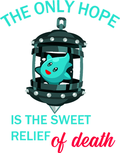 The Only Hope Is The Sweet Relief Of Death Kids Sweatshirt