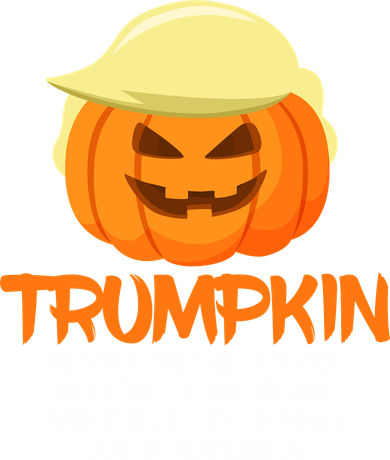 Funny Trumpkin Thrown Out In November Toddler Hoodie