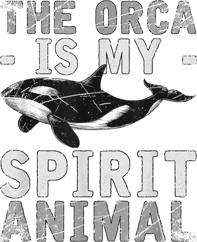 The Orca Is My Spirit Animal Orca Coaster