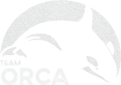 Team Orca Killer Whale Distressed Design Doggie Tank