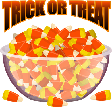 Candy Corn Trick or Treat Halloween Women's Long Sleeve Shirt
