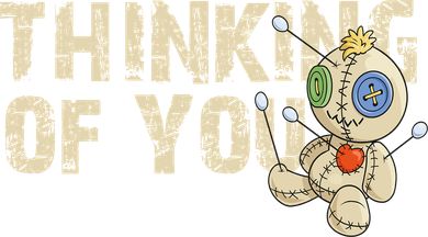 Thinking Of You Voodoo Doll Funny Meme Women's Hoodie