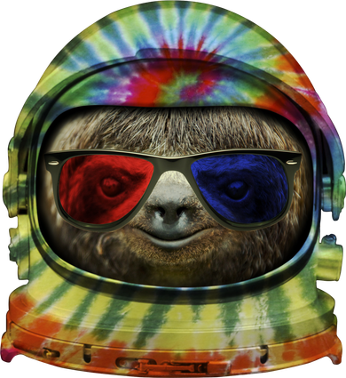 Sloth Astronaut 3D Baby Bodysuit