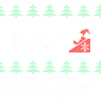 Santa's Retro Sleigh And Reindeer Ugly Christmas Sweater Toddler Sweatshirt