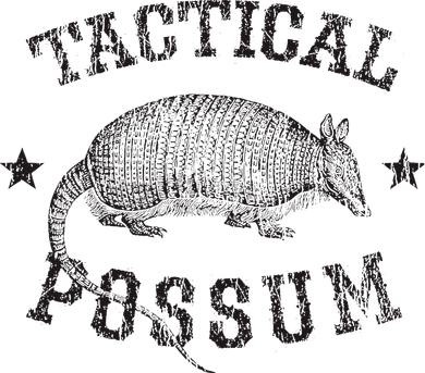 Tactical Possum Armadillo Animal Pun Texas Funny Toddler Long Sleeve