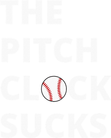 The Pitch Clock Sucks Pitching Shot Clock Baseball Pitcher Pajama Set
