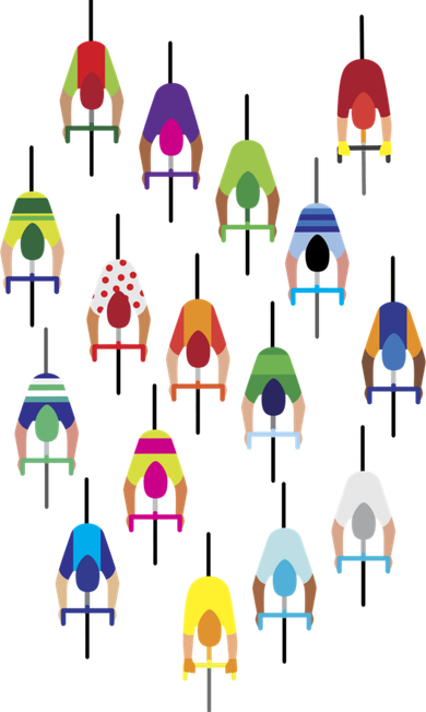 The Peloton – Cyclists Active Toddler Hoodie