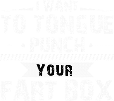 Tongue Punch Fart Box Funny Word Pun Humor Sarcasm Joke Gag Kids Sweatshirt