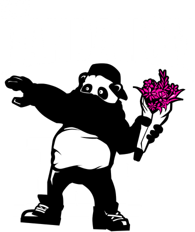 The Pandalism Funny Panda Parody Women's T-Shirt