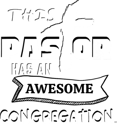 THIS PASTOR HAS AN AWESOME CONGREGATION Pastor Gift Toddler Hoodie