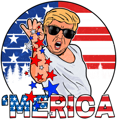 Donald Trump Merica Salt Bae Women's Sweatshirt