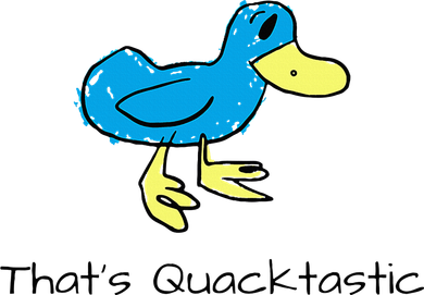ThatS Quacktastic Funny Blue Duck Kids Hoodie