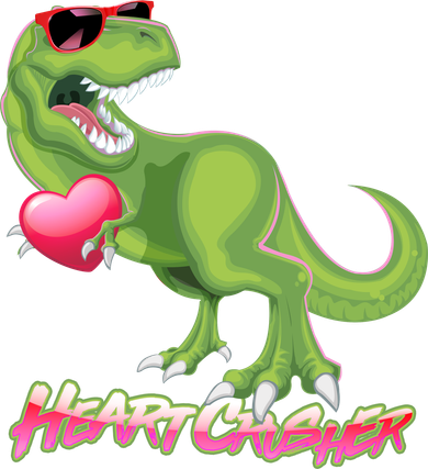 Valentine T-Rex Heart Crusher Women's T-Shirt