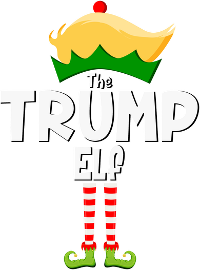 Christmas The Trump Elf  Funny Toddler T-Shirt