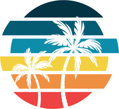 Tropical Retro Sun Bucket Hat