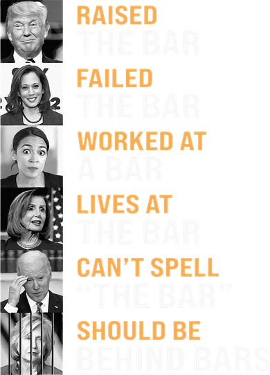 Trump Raised The Bar Harris Failed The Bar Kids Hoodie
