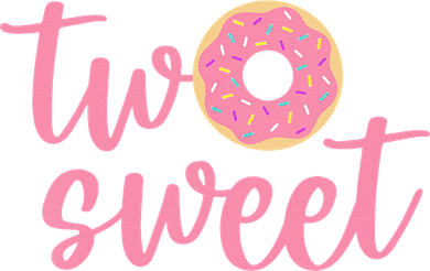 two sweet 2nd birthday decoration Donut Baby Bodysuit
