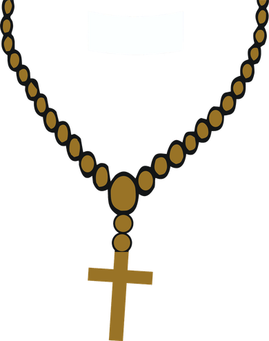 Priest Costume Cross Religion T-Shirt